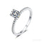 Oval Cut Moissanite Engagement Ring Bea